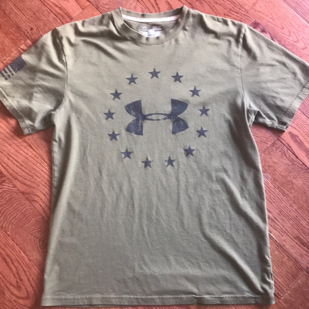 Army Green Under Armour Tee
